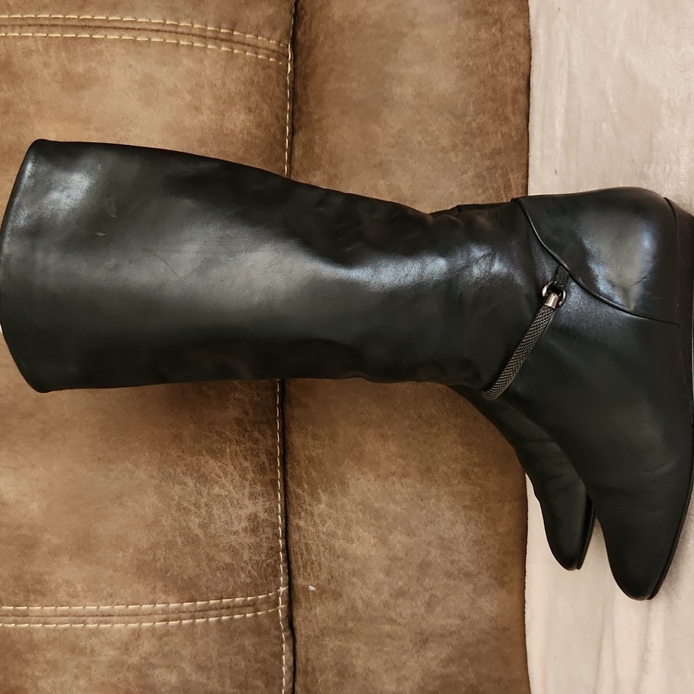 Migliorini Italian leather tall boots